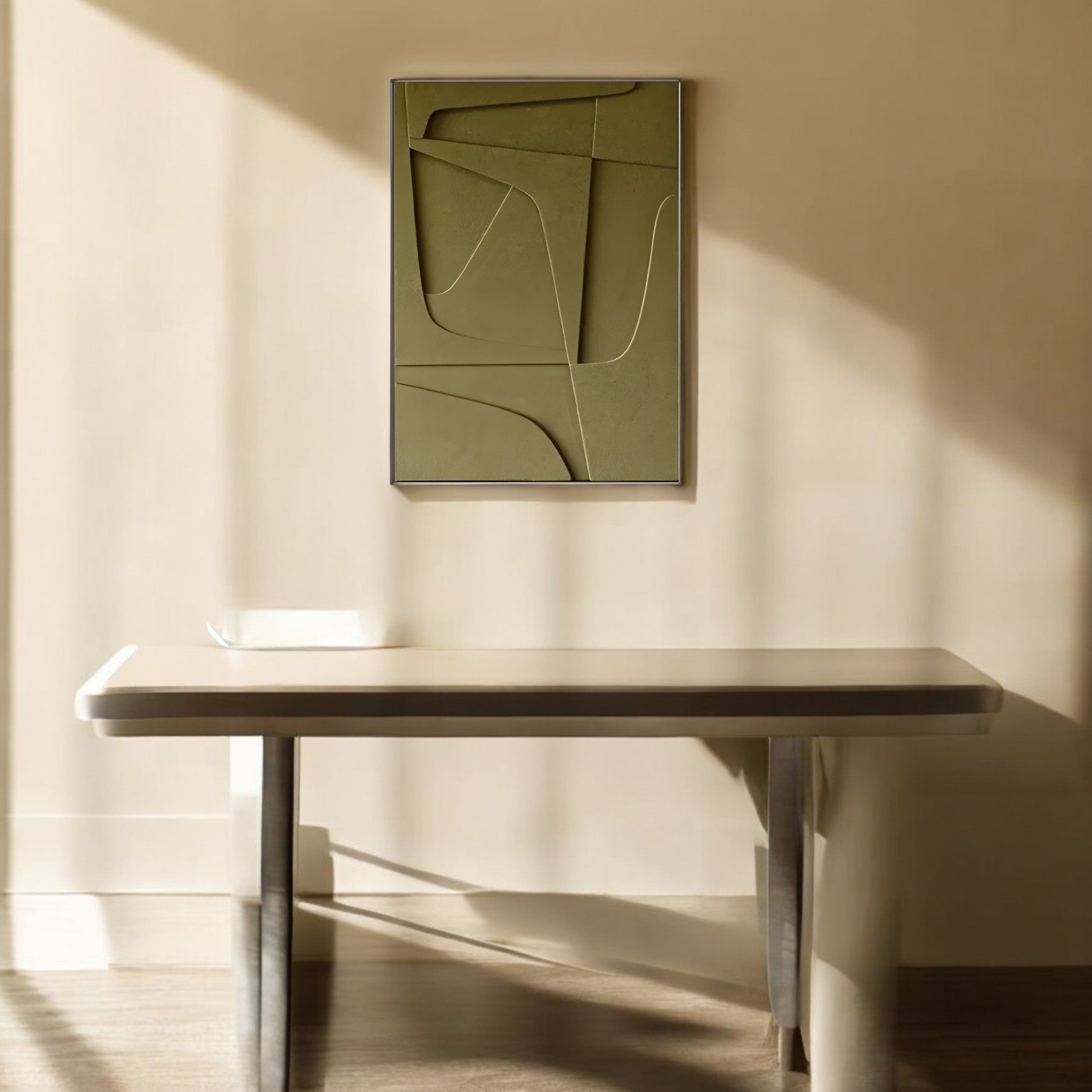 Affiche d'art abstrait – Impression moderne sur toile avec design décoratif minimaliste
