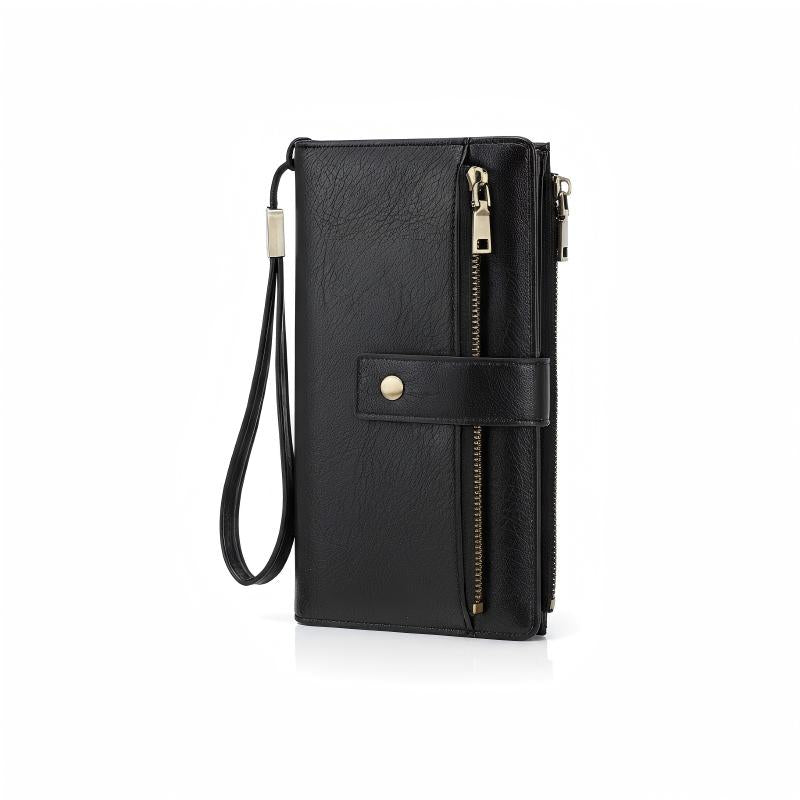 Portefeuille Tri-Fold Anti-RFID | Design Spacieux et Sécurisé pour Femmes
