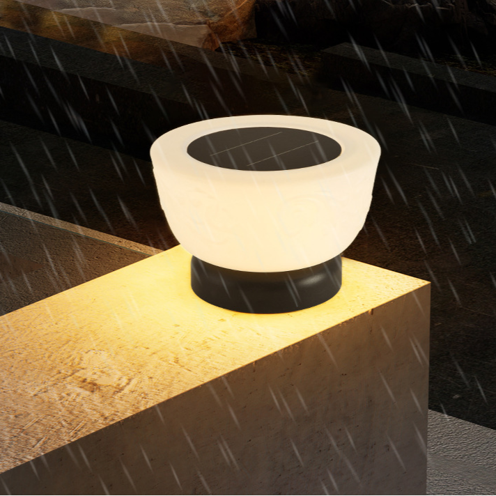 SolarLuxe – Udendørs Solcelle Landingslys med Bevægelsessensor