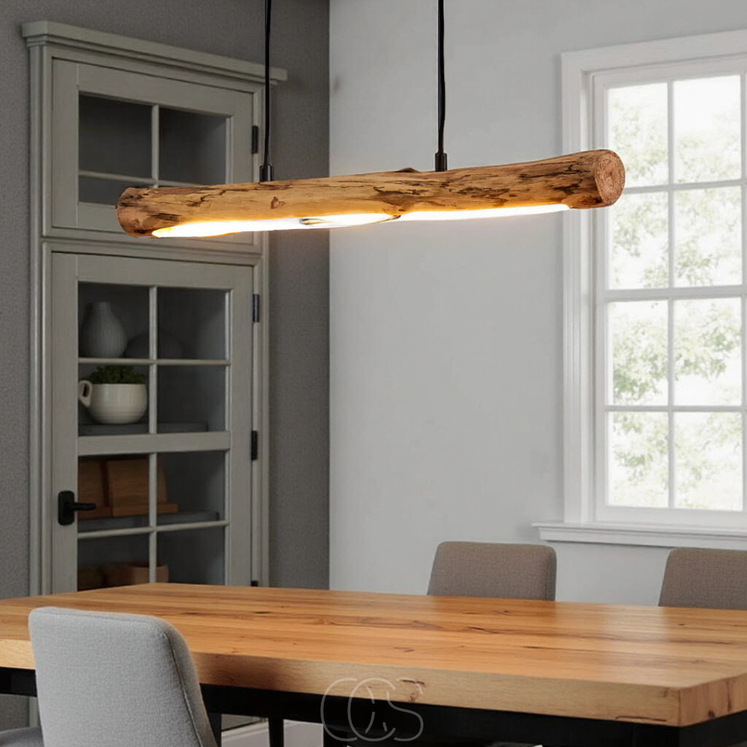 OCS - Dimbare houten hanglamp 2