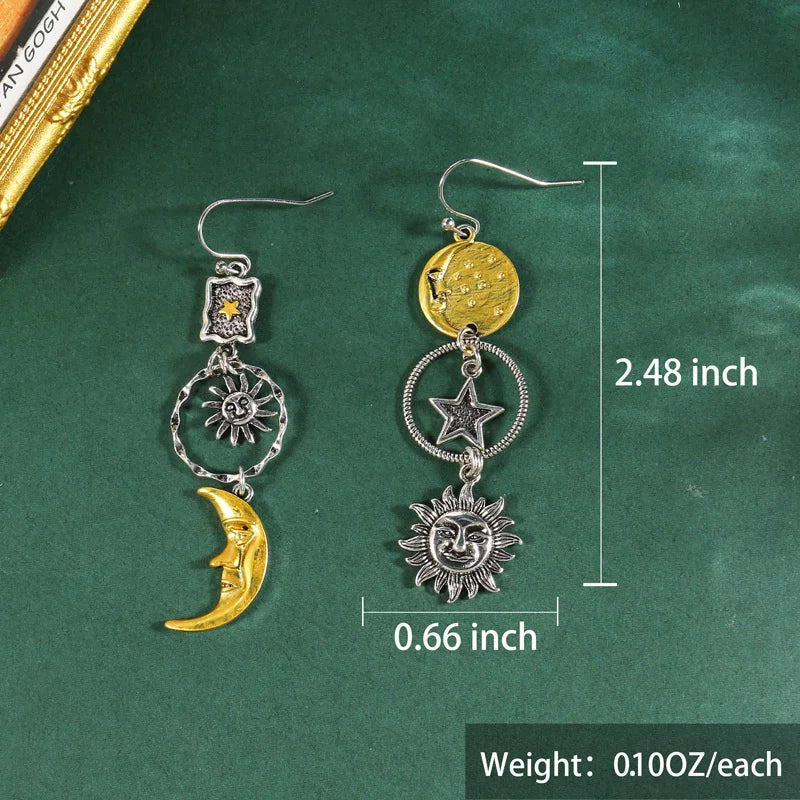 Ohrringe mit Sonne und Mond – Schmuckgeschenk von Odyssey für sie 5