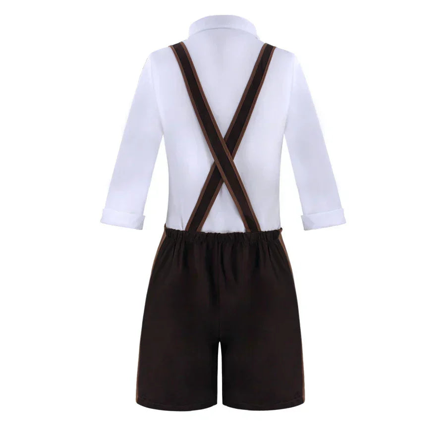 Tevako Oktoberfest Lederhosen en Hoed Kostuum Outfit