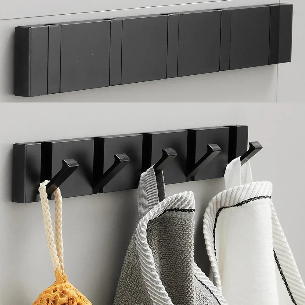 Opvouwbare RVS Wandhaak Minimalistisch & Ruimtebesparend Design voor Elk Interieur 5
