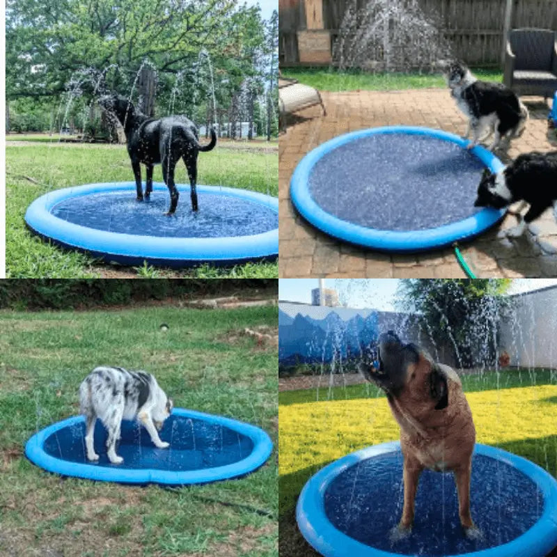 Outdoor Dog Splash Pad – Durable Bite-Resistant, Non-Slip Surface for Active Play 8
