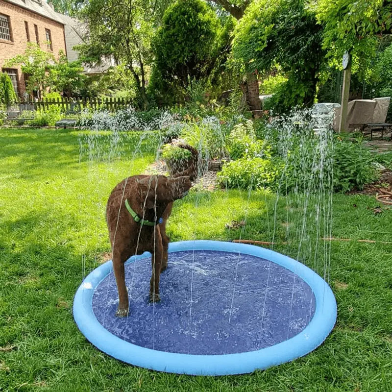 Outdoor Dog Splash Pad – Durable Bite-Resistant, Non-Slip Surface for Active Play 9