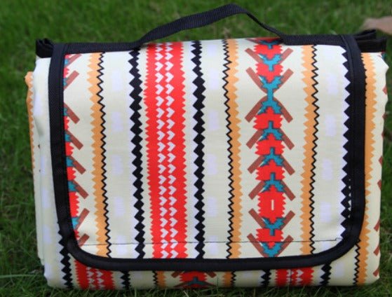 Outdoor deken – Waterdichte picknickdeken met etnisch design voor kamperen en uitstapjes. 0