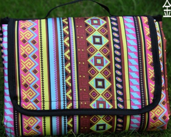 Outdoor deken – Waterdichte picknickdeken met etnisch design voor kamperen en uitstapjes. 14