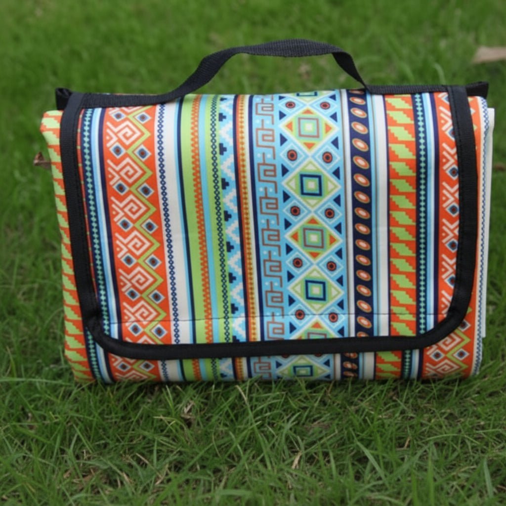 Outdoor deken – Waterdichte picknickdeken met etnisch design voor kamperen en uitstapjes. 7