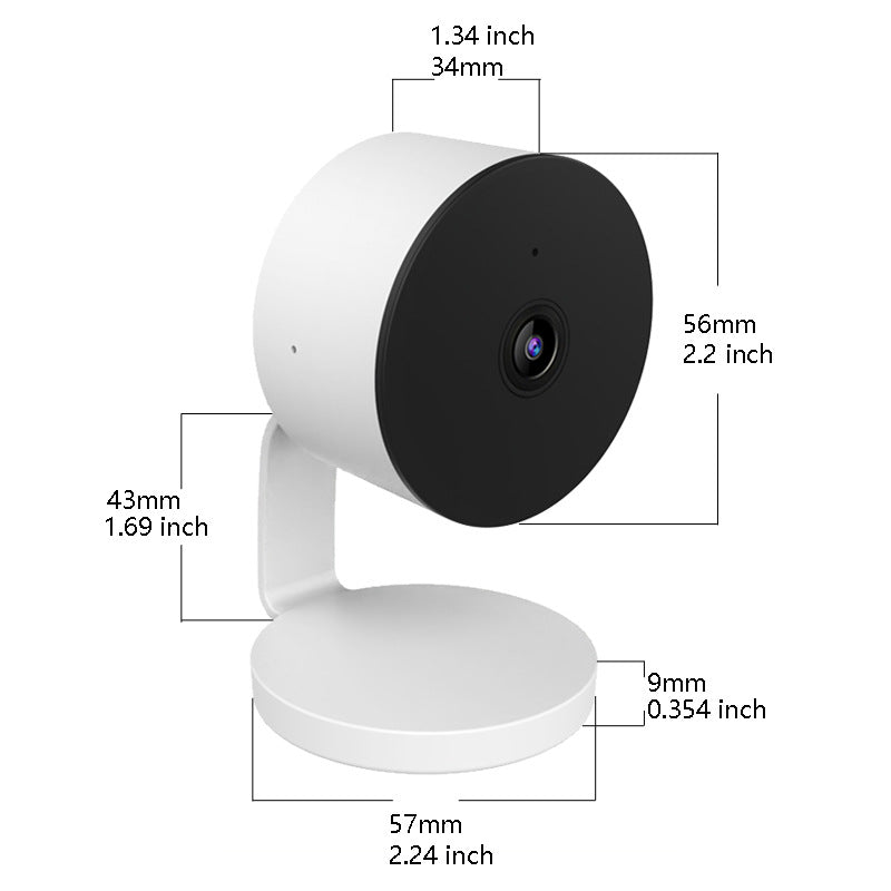 Portable 3MP HD WiFi Security Camera | USB Powered Indoor Home Surveillance Camera 2
