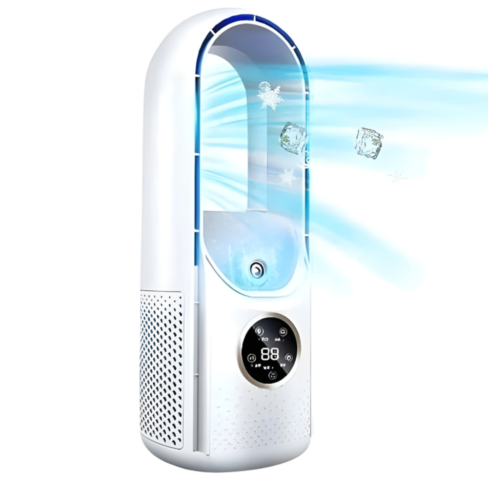 Portable Air Conditioner Quiet Compact Bladeless Cooling 0