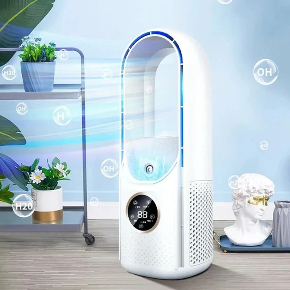 Portable Air Conditioner Quiet Compact Bladeless Cooling 1