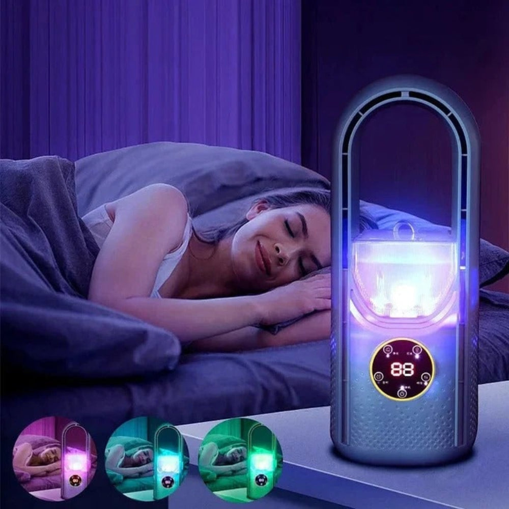 Portable Air Conditioner Quiet Compact Bladeless Cooling 2