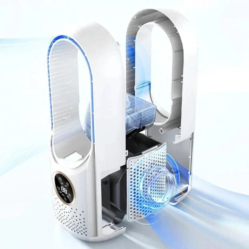 Portable Air Conditioner Quiet Compact Bladeless Cooling 4