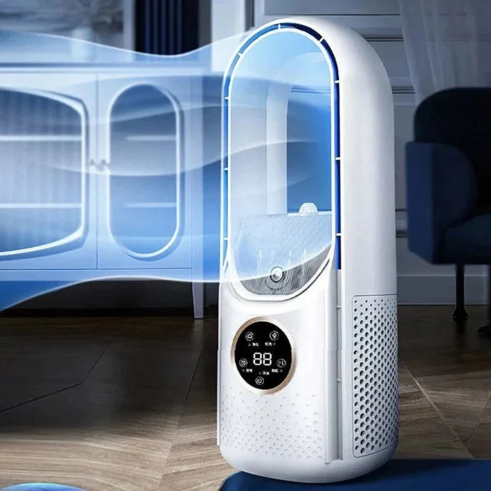Portable Air Conditioner Quiet Compact Bladeless Cooling 5
