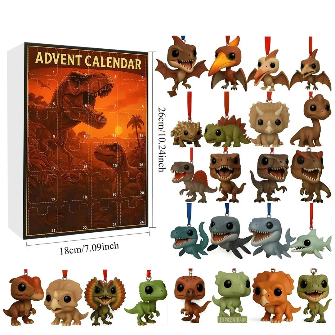 Dinosaur advent calendar