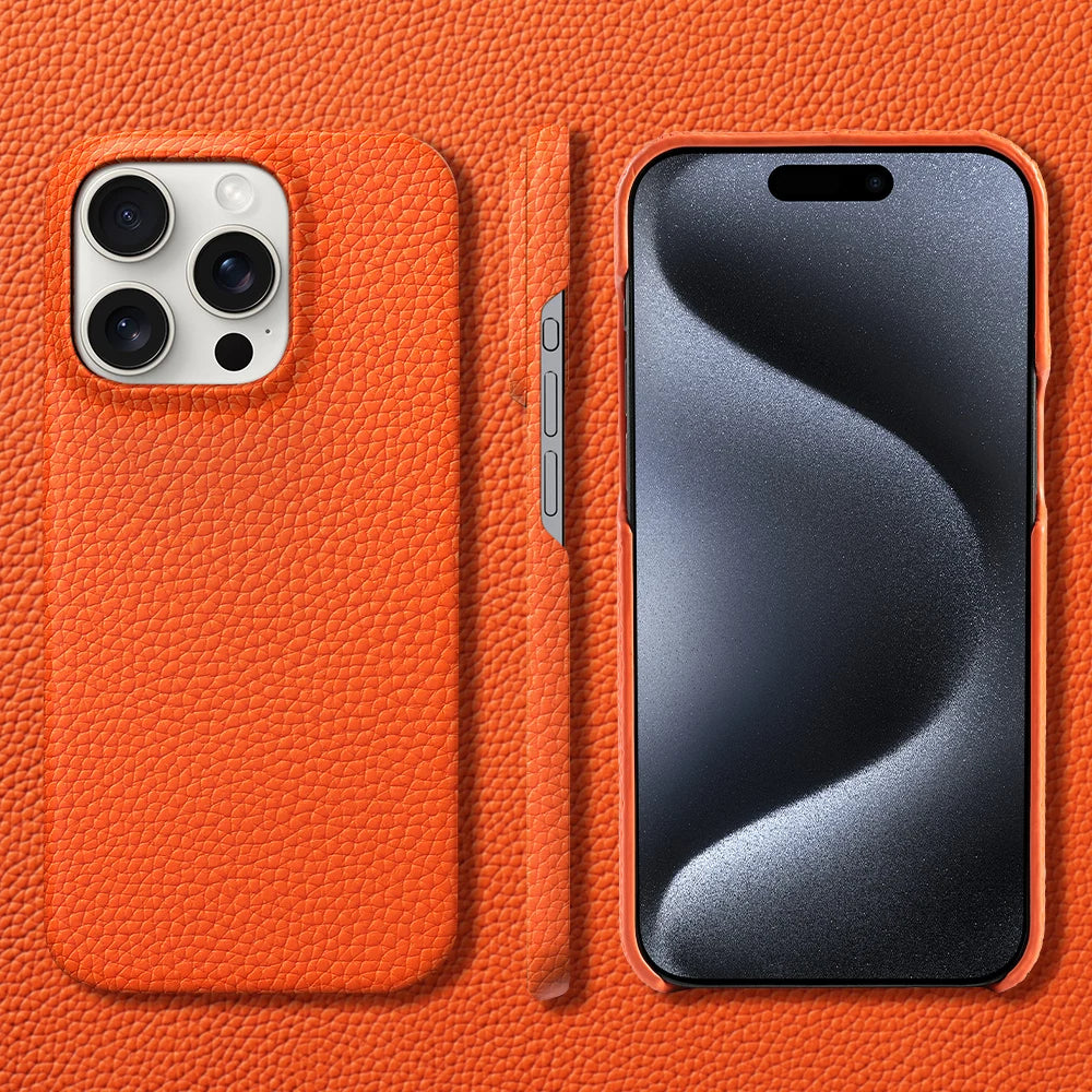 Premium Leather iPhone Case with Lens Protection, MagSafe for iPhone 14/13/13 Pro 1