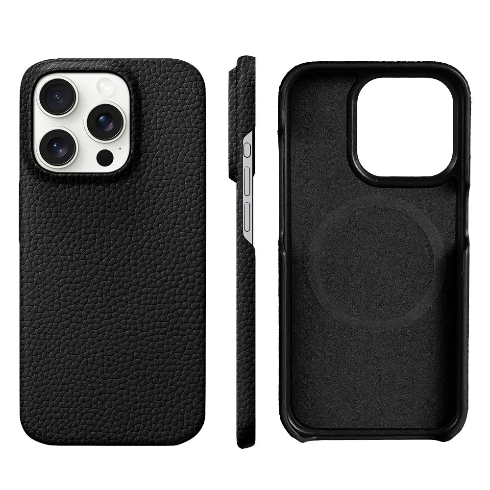 Premium Leather iPhone Case with Lens Protection, MagSafe for iPhone 14/13/13 Pro 13