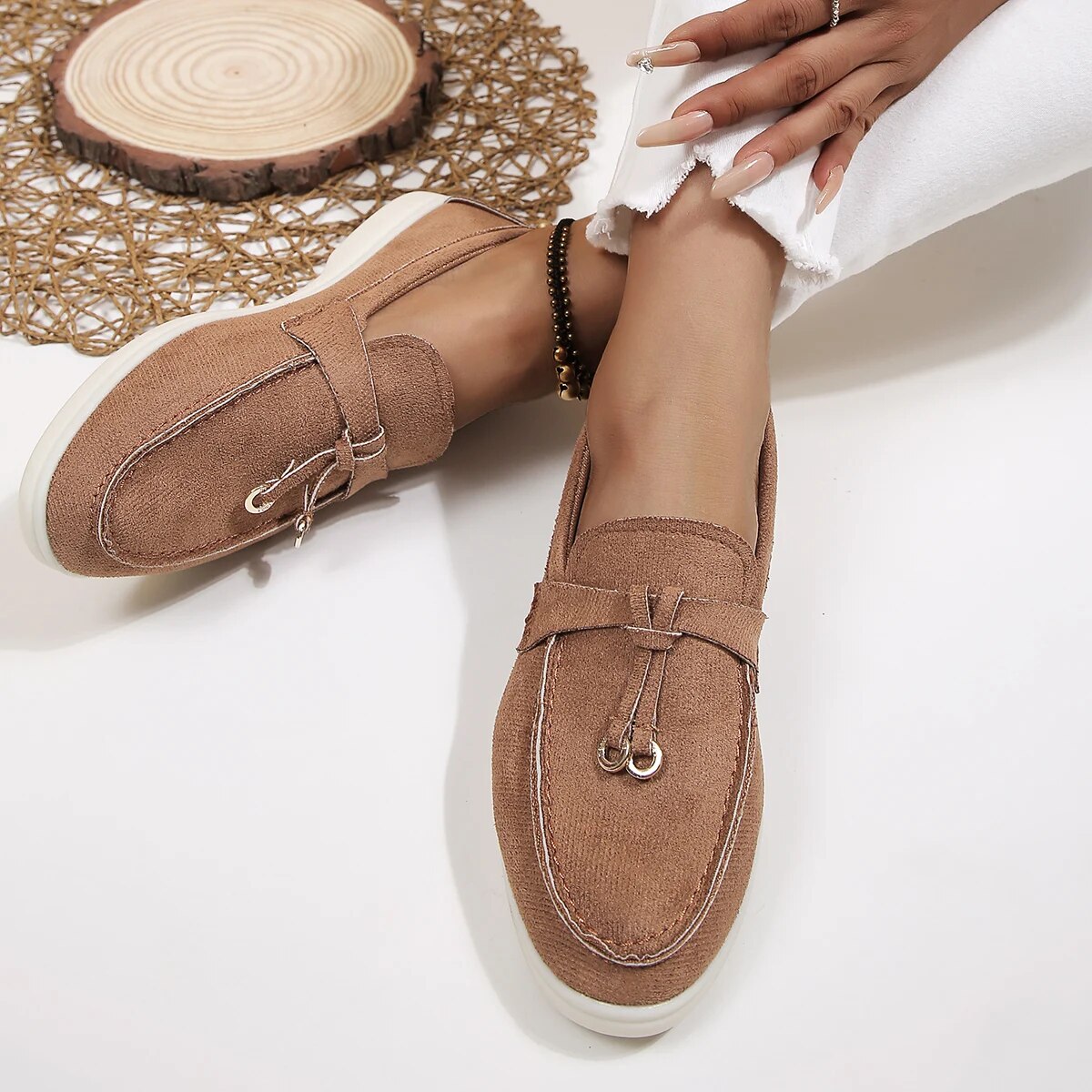 Sanne - Chaussures élégantes pour toutes les occasions – Mocassins slip-on Sanne au style intemporel et confort quotidien