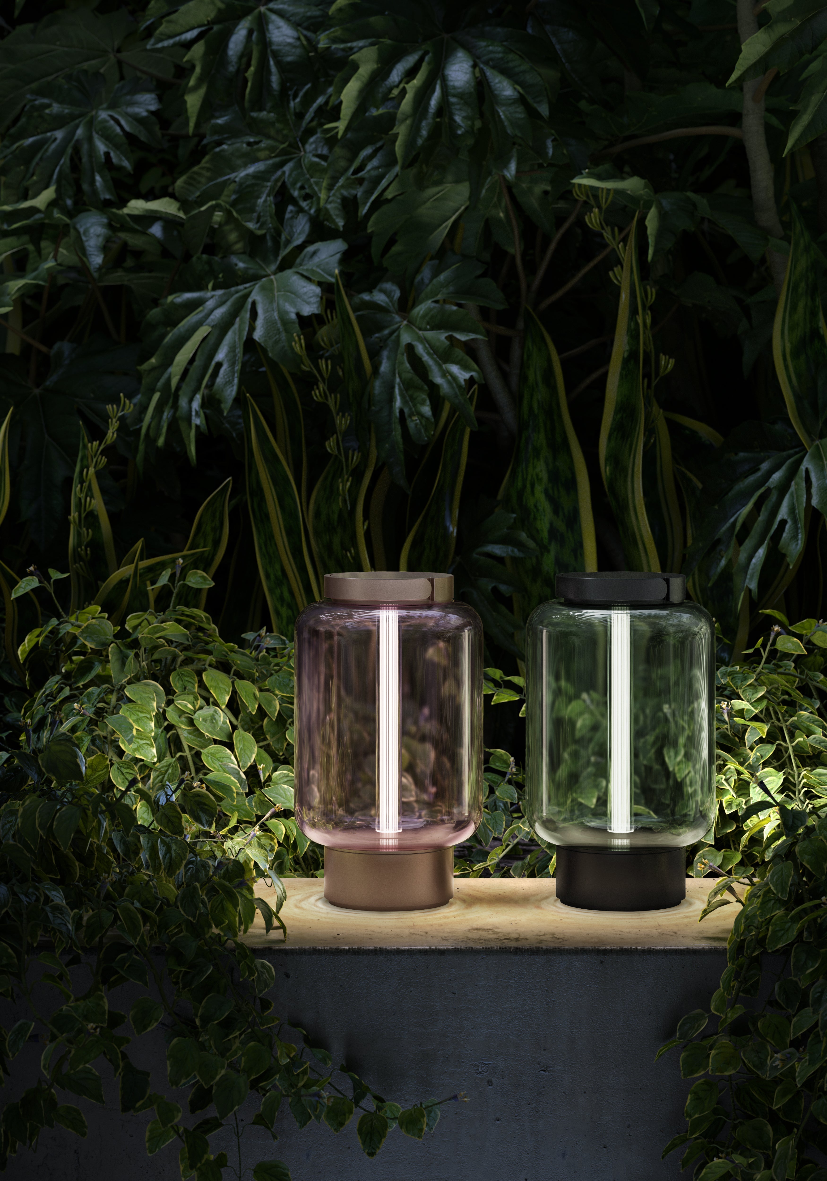 QuGlow – Bærbar LED-lampe til inde- og Udendørs brug med Genopladeligt Batteri