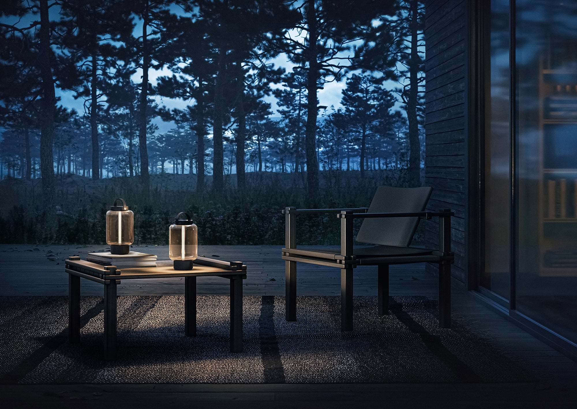 QuGlow – Bærbar LED-lampe til inde- og Udendørs brug med Genopladeligt Batteri