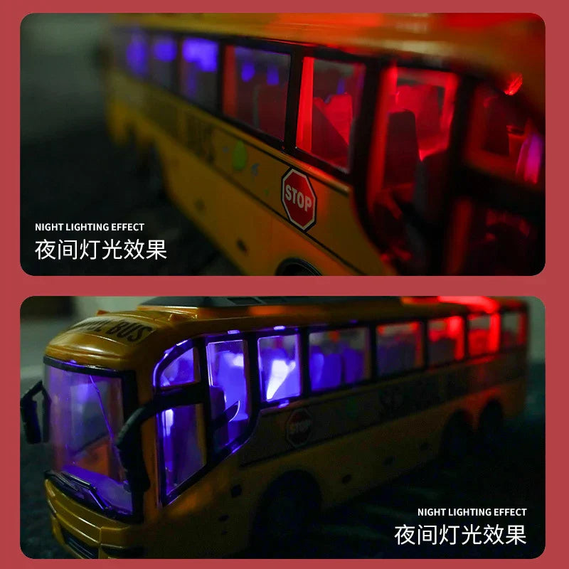 RC City Bus – Realistic Remote-Control Vehicle with LED Lights & Durable ABS Build
