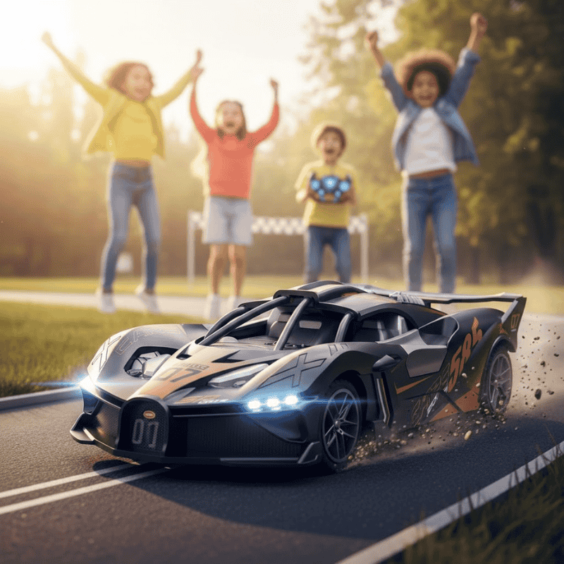 Race Champion – 4CH RC Driftauto met realistisch design en soepele besturing 0