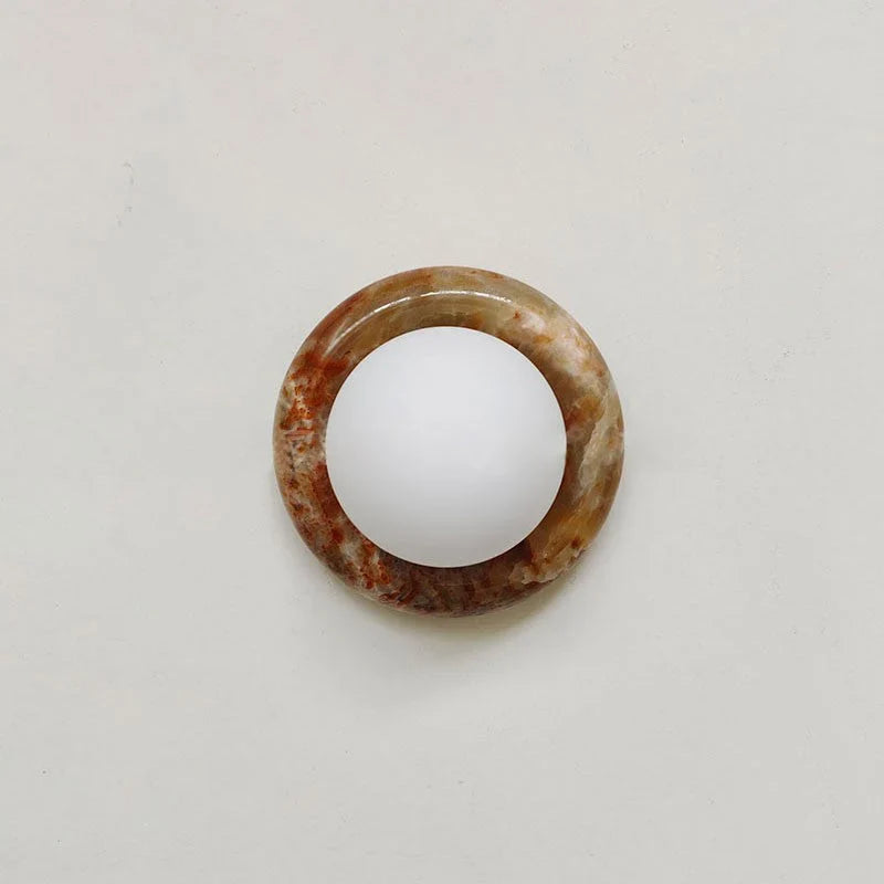 Jade wall lamp