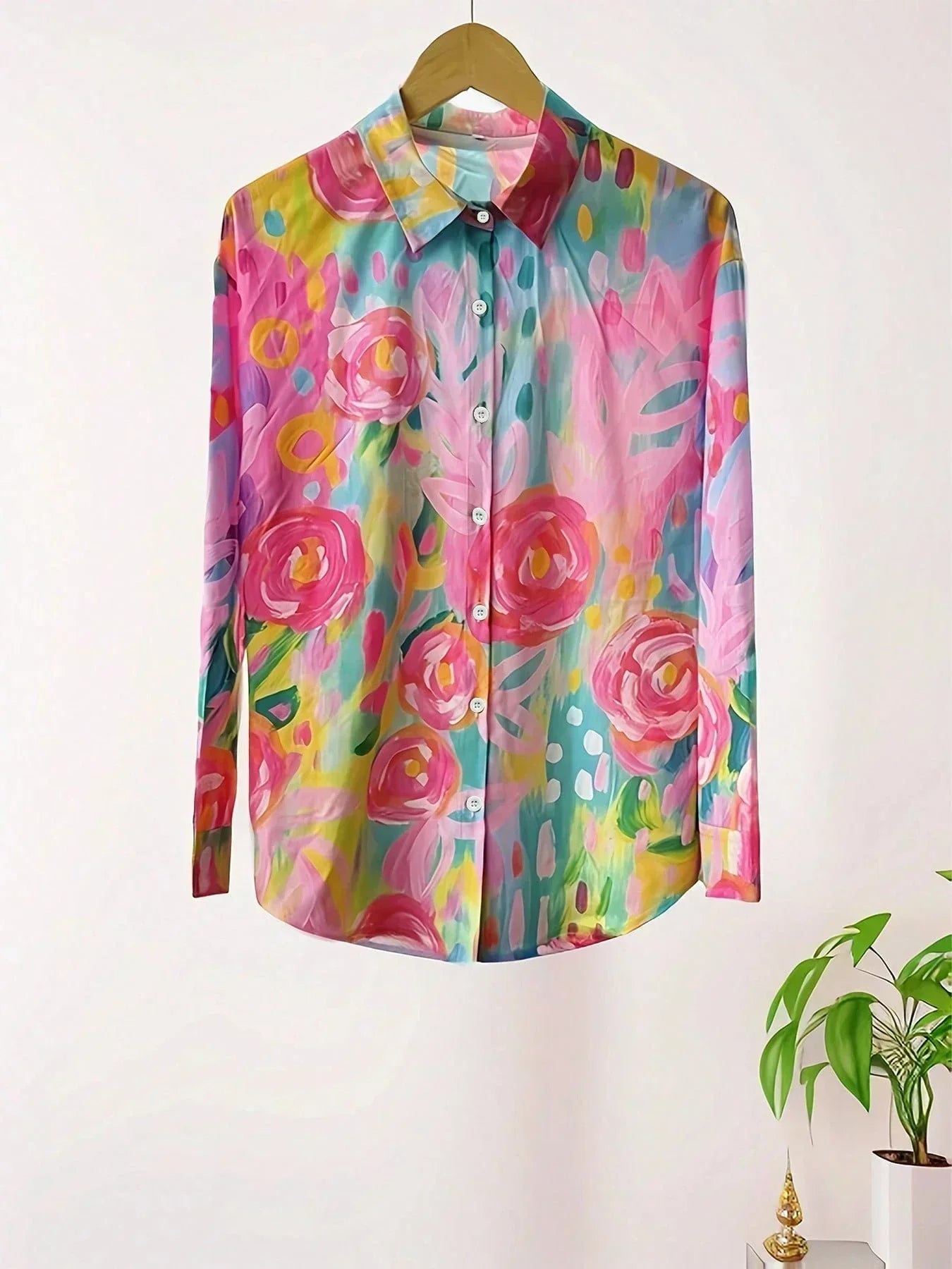 Women’s Printed Blouse | Vibrant Colors, Flattering Comfortable Fit