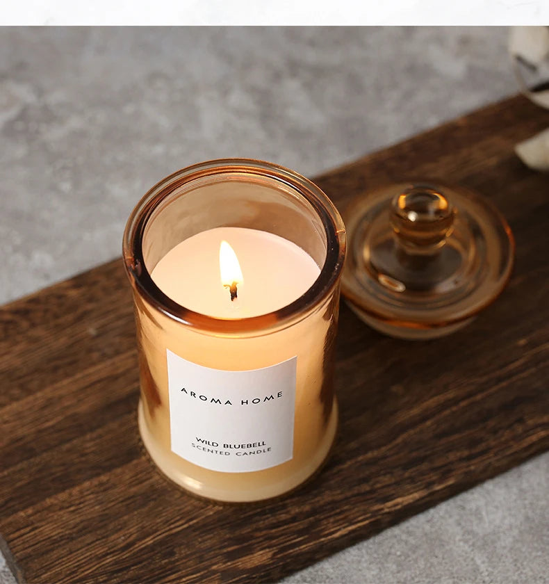 Lysoura – Duftlys i Glas med Sojavoks & Vintage Design til Afslapning og Aromaterapi