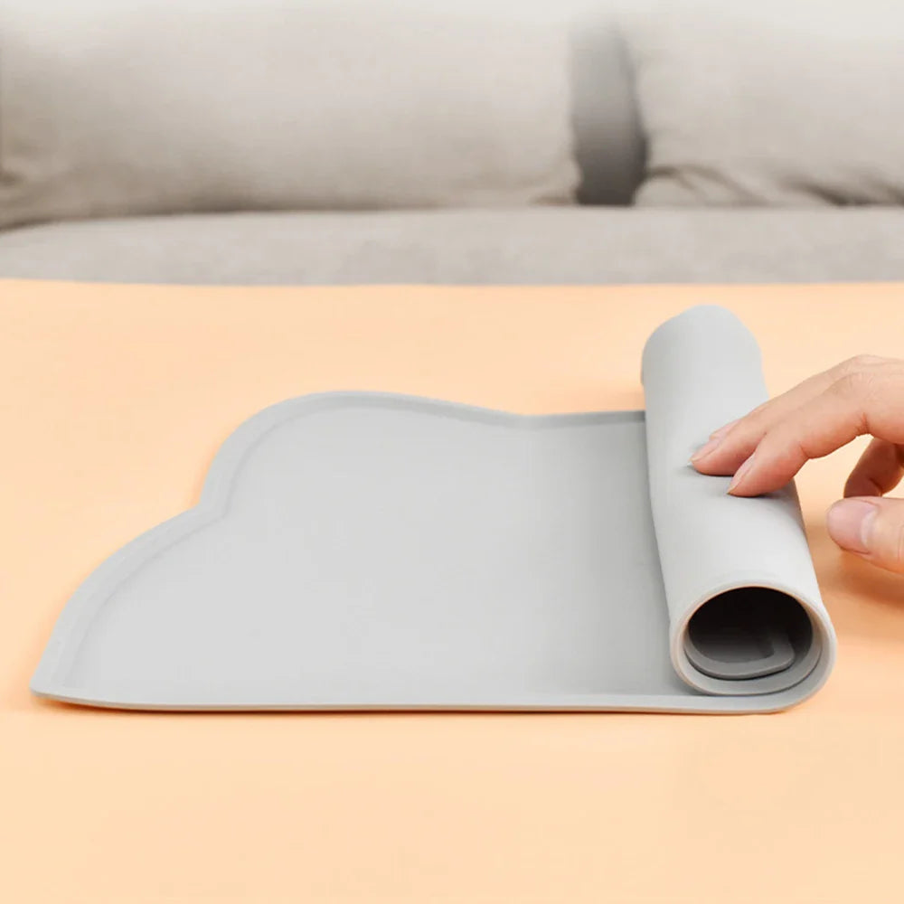 Tapis d'alimentation pour animaux – Nappe étanche et antidérapante pour des zones de repas propres et ordonnées