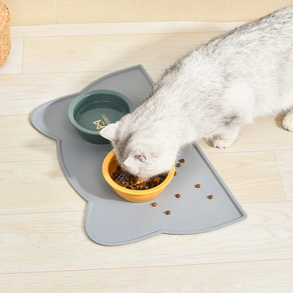 Tapis d'alimentation pour animaux – Nappe étanche et antidérapante pour des zones de repas propres et ordonnées