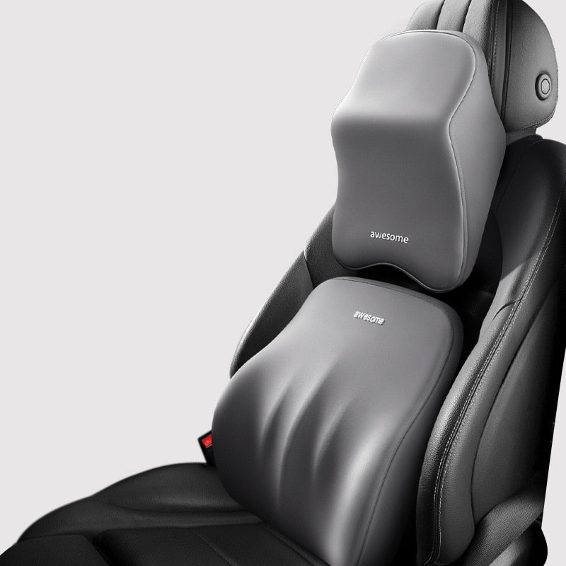 Memory Foam Car Seat Cushion – Ergonomic Neck & Back Support for Extra Comfort