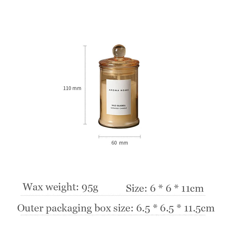 Lysoura – Duftlys i Glas med Sojavoks & Vintage Design til Afslapning og Aromaterapi