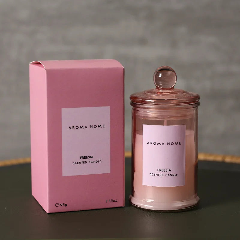 Lysoura – Duftlys i Glas med Sojavoks & Vintage Design til Afslapning og Aromaterapi