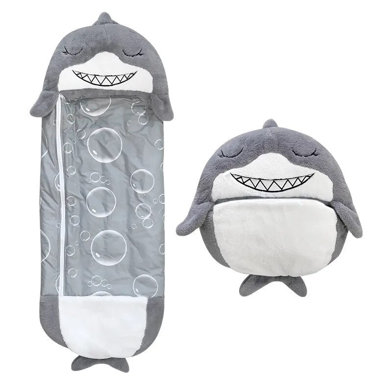 Sac de Couchage Enfant 2-en-1 – Doux, Hypoallergénique & Transformable en Peluche Câline