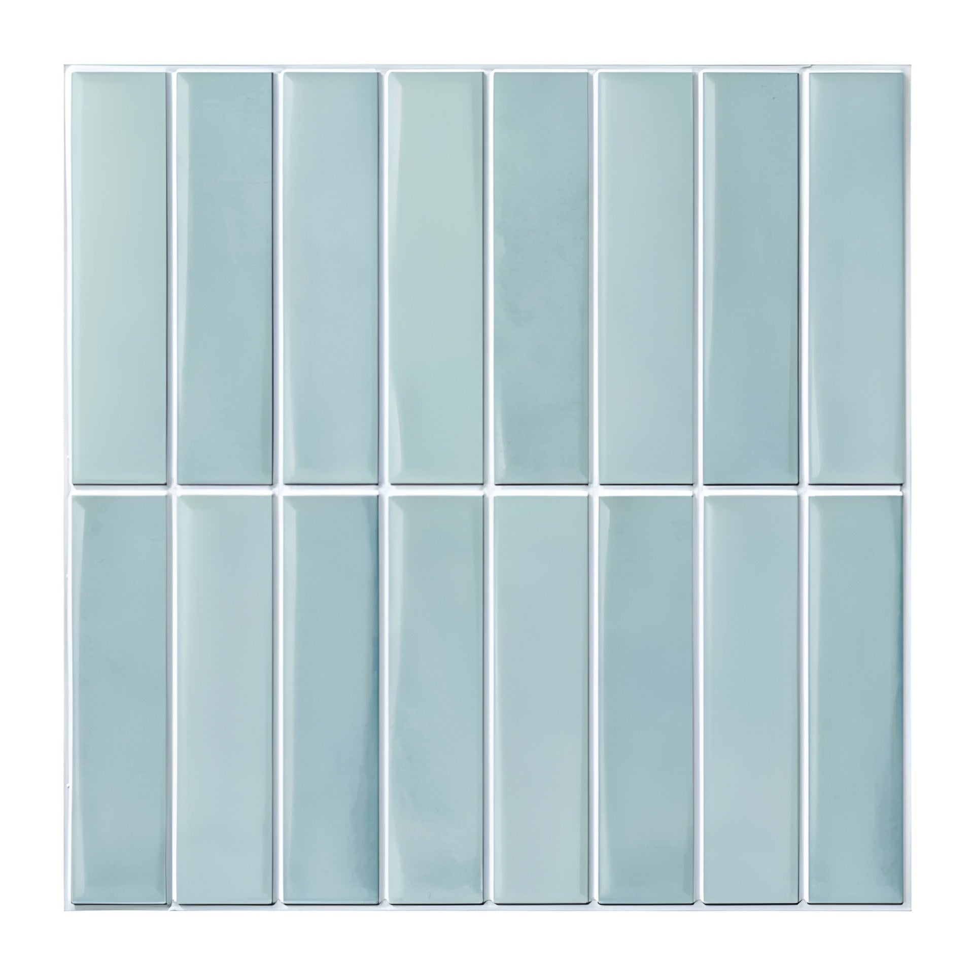 Self-Adhesive Bathroom Wall Panels - 3D Ceramic-Look, Waterproof, Easy Install, 30x30 cm, 10 Panels 1