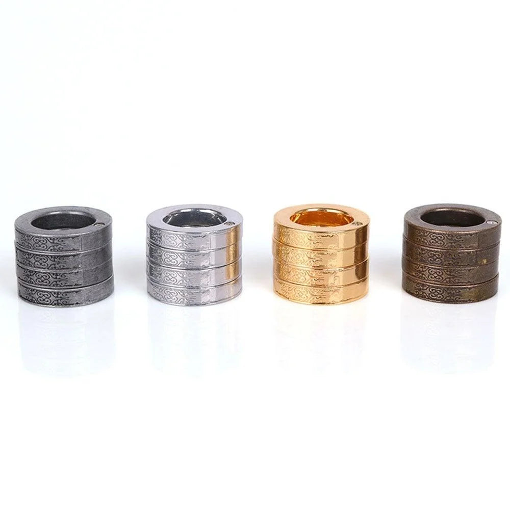 Self Defense Rings Set - Lightweight Zinc Alloy Knuckle Duster for Protection 8
