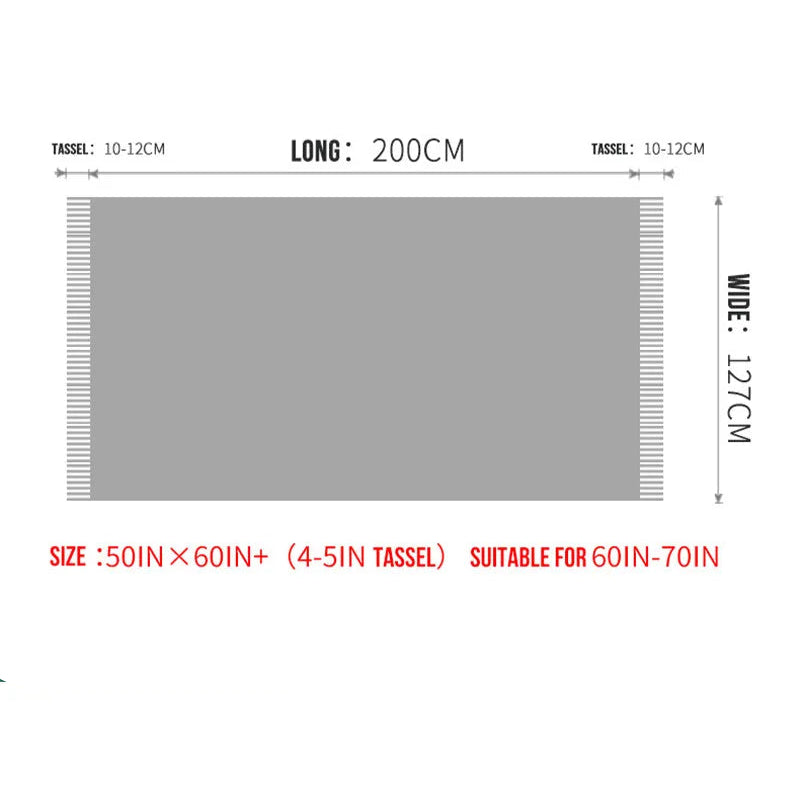Varmelle – Nordisk Strikplaid i Akryl med Blød Tekstur & Årstidsvenligt Design