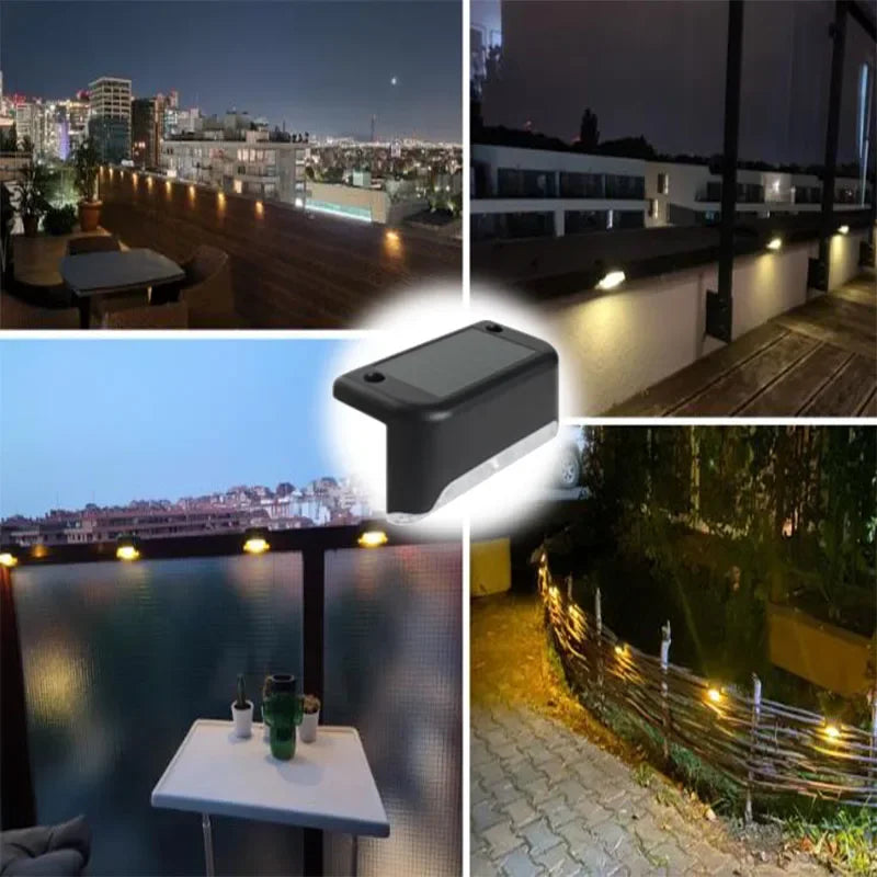 Solar Deck Lights Outdoor | IP65 Waterproof LED Garden Lamps for Stairs, Fence & Pathway 7