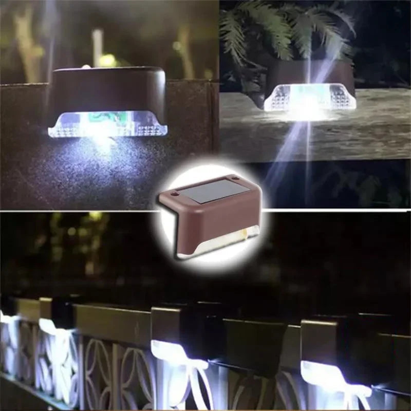 Solar Deck Lights Outdoor | IP65 Waterproof LED Garden Lamps for Stairs, Fence & Pathway 8