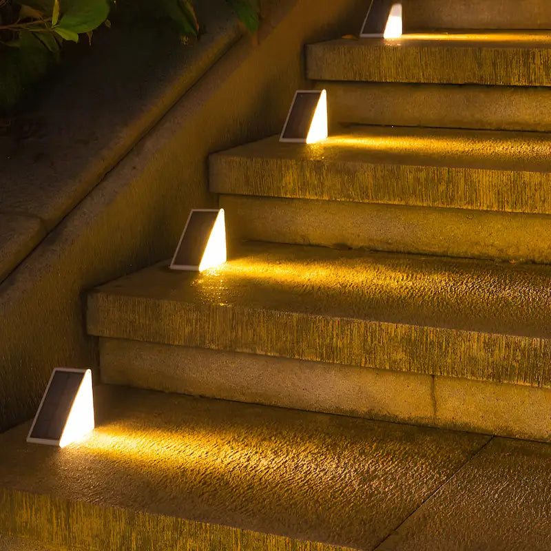 Solar Powered Stair Lights 2