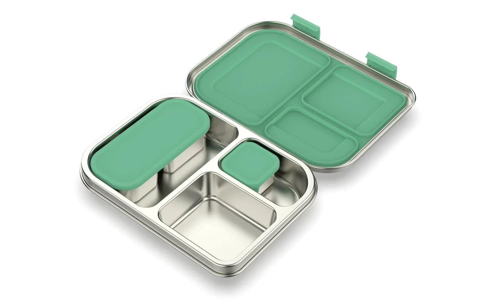 Stainless Steel Lunchbox – 975 ml Bento Box with 3 Compartments & Leakproof Lid 27