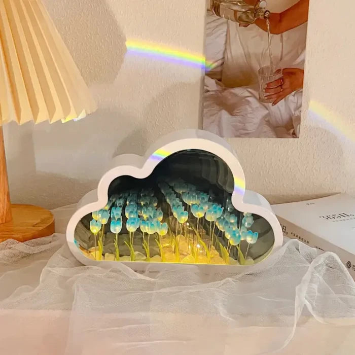 Tulip Flower Night Lamp – Compact Bedside Light with a Soft Warm Glow