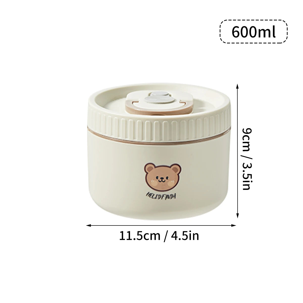 Thermische voedselcontainer – roestvrij staal 304, lekvrij, 400–2000 ml 25