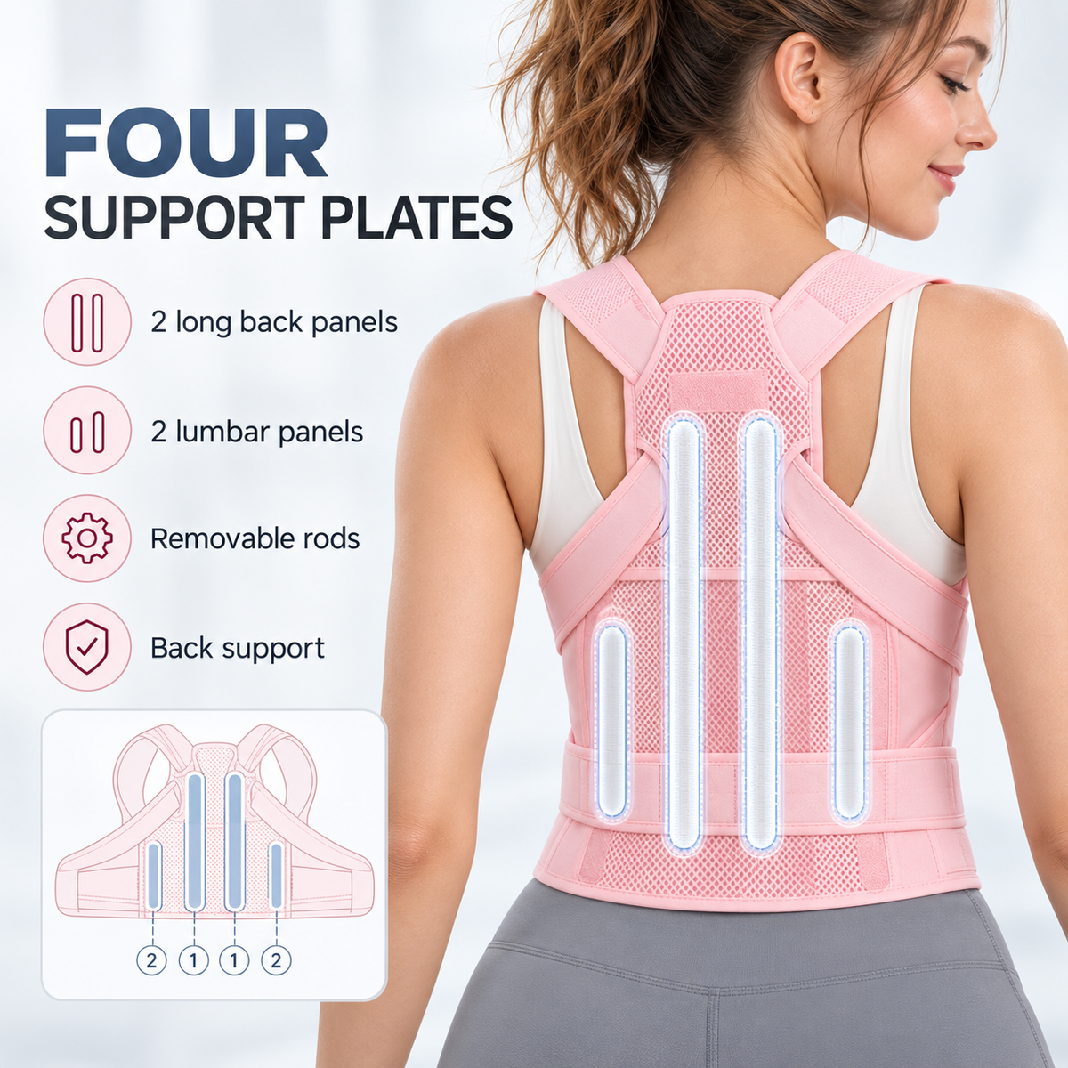 Thrives Outdoor | Alignora Full Back Posture Support 4