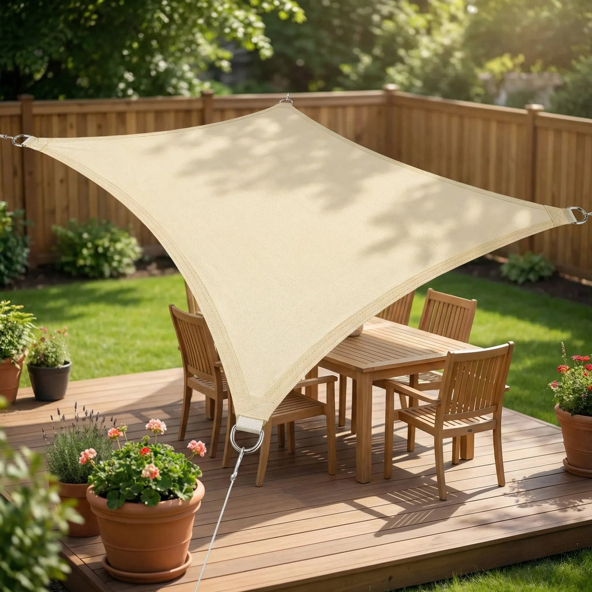 Thrives Outdoor | Aurelsail Large Rectangular Shade Sail 1