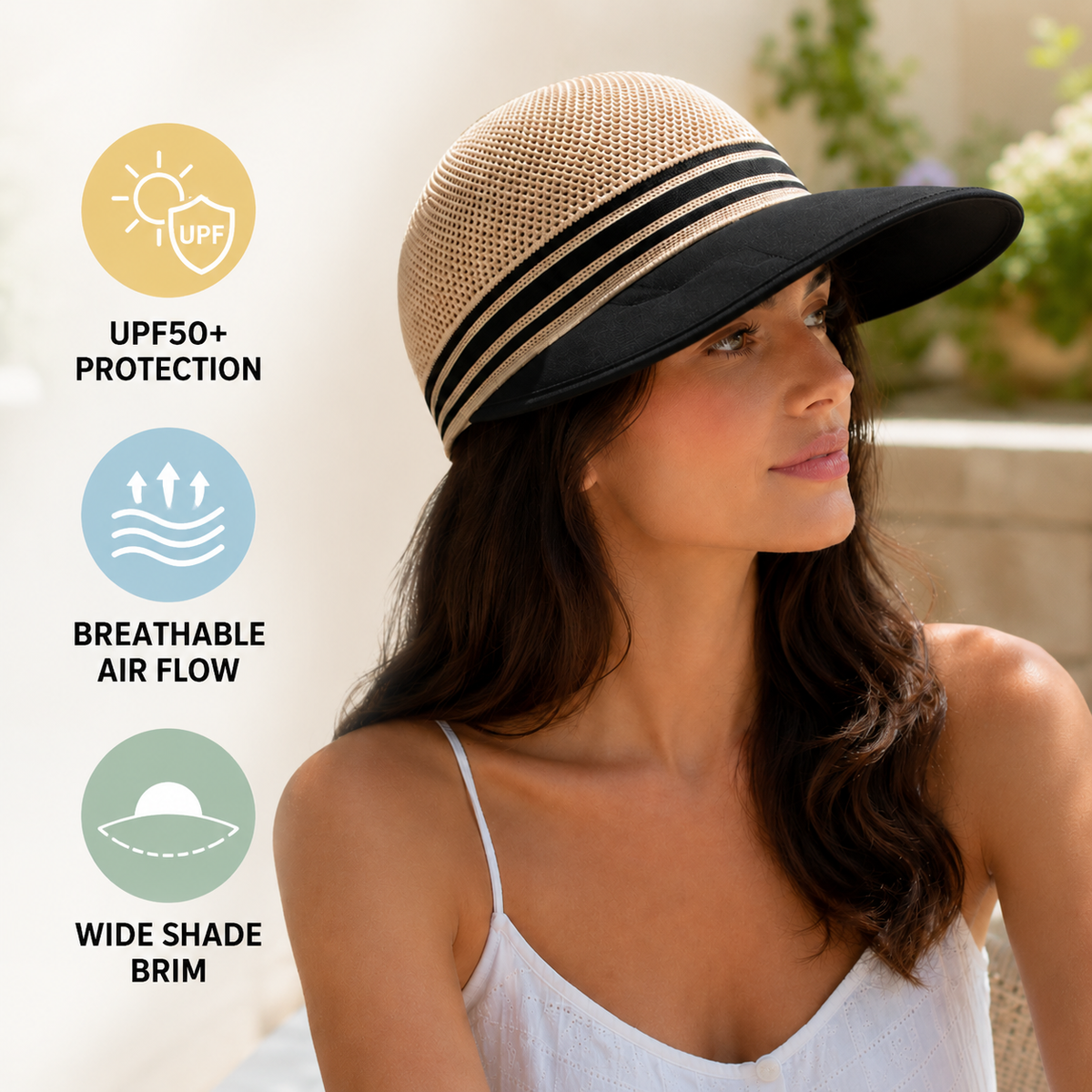Thrives Outdoor | Breezora Wide Brim Summer Hat 2