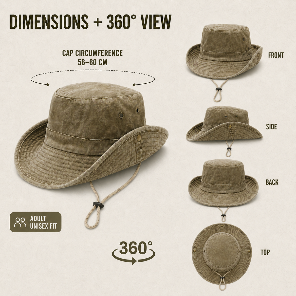Thrives Outdoor | Brimmen Wide Brim Outdoor Hat 6