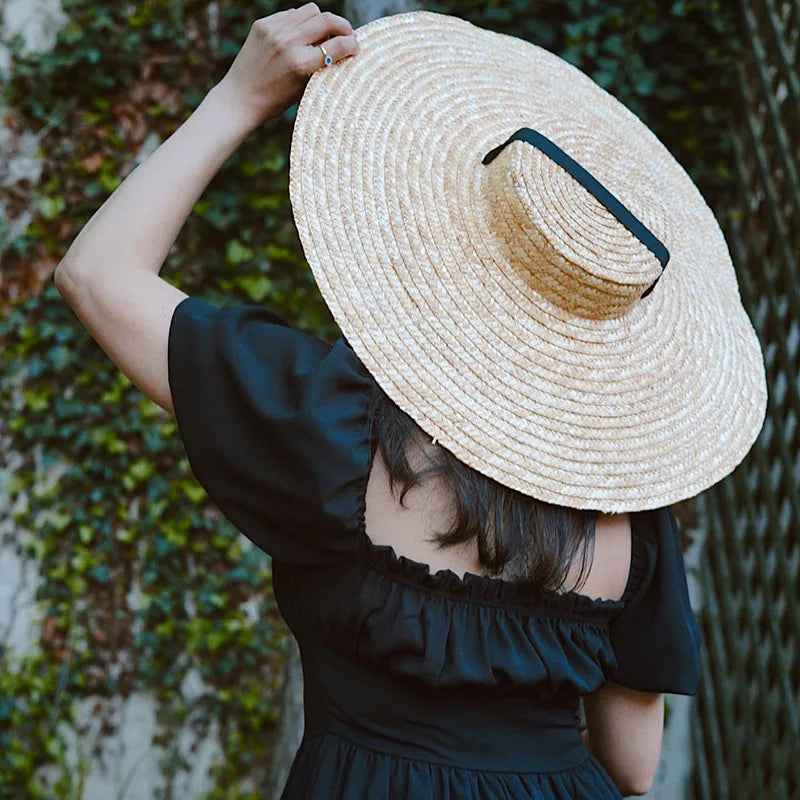 Thrives Outdoor | Brimmerly Wide Brim Flat Top Sun Hat 6