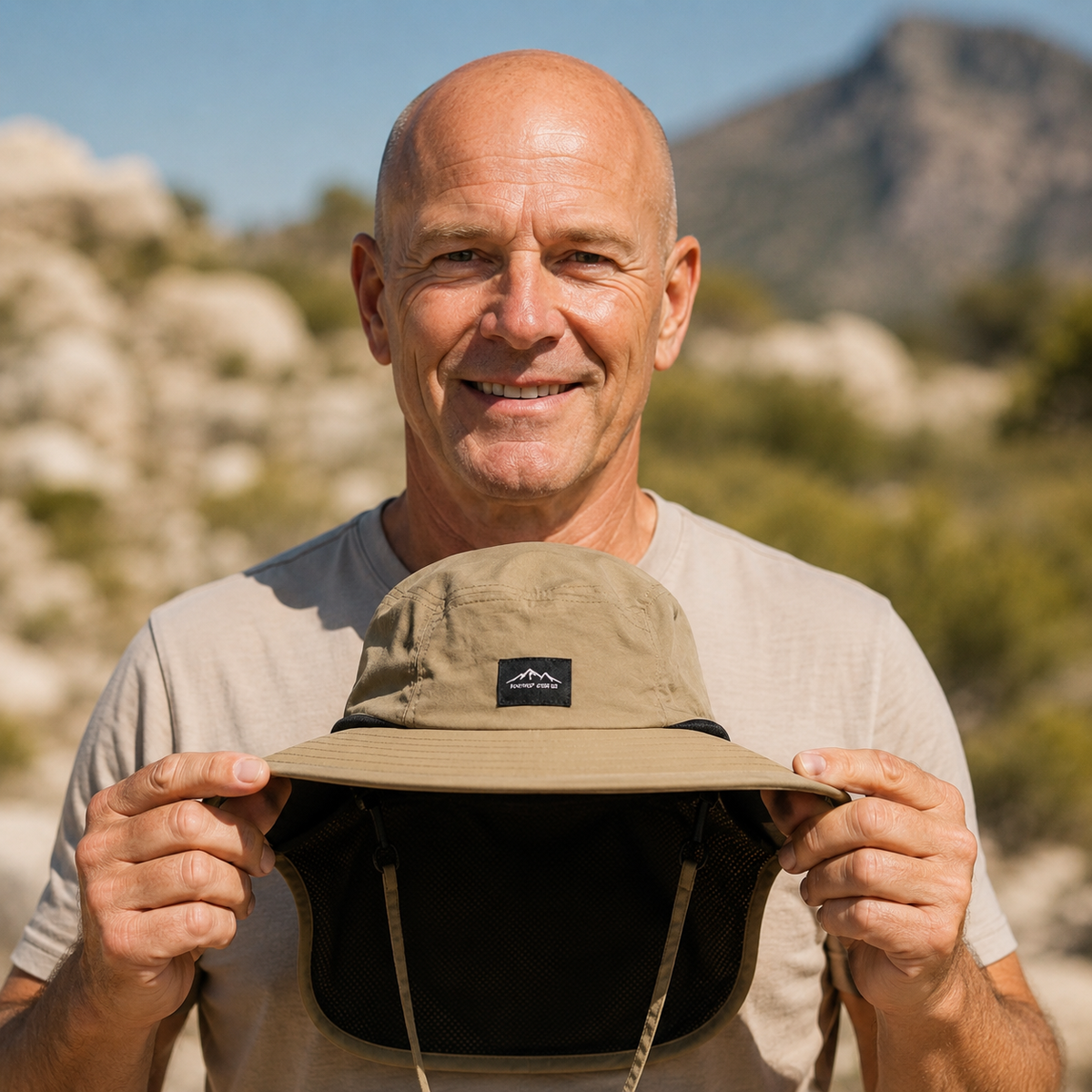 Thrives Outdoor | Brimveil Sun Protection Hat with Neck Flap | UPF 50+ 1
